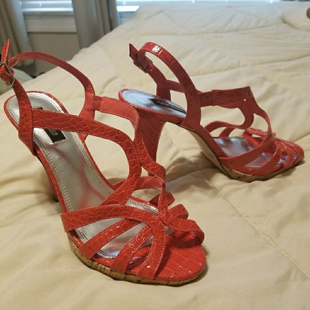 Strappy high heel sandals